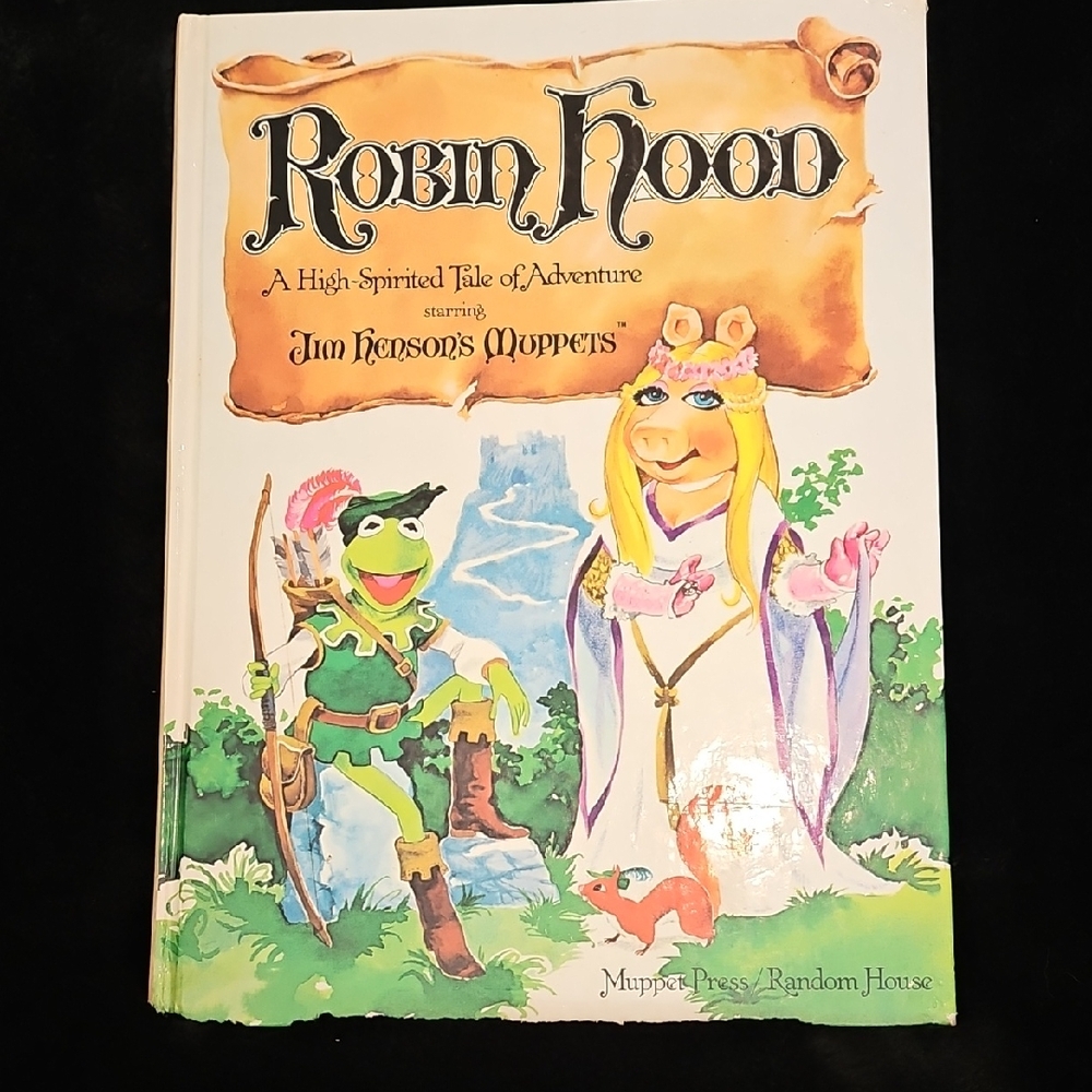 Vtg Muppets Robin Hood Picture Book